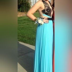 Homecoming dress. Light and airy blue dress.